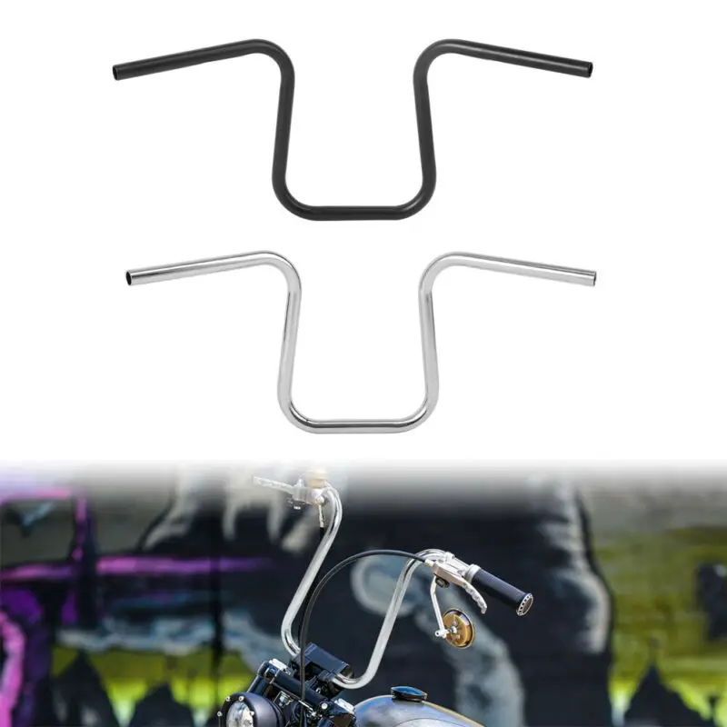 

Мотоциклетная вешалка 12,7 дюйма Rise 1 дюйм для моделей Harley Softail Deluxe FLST FXST Dyna