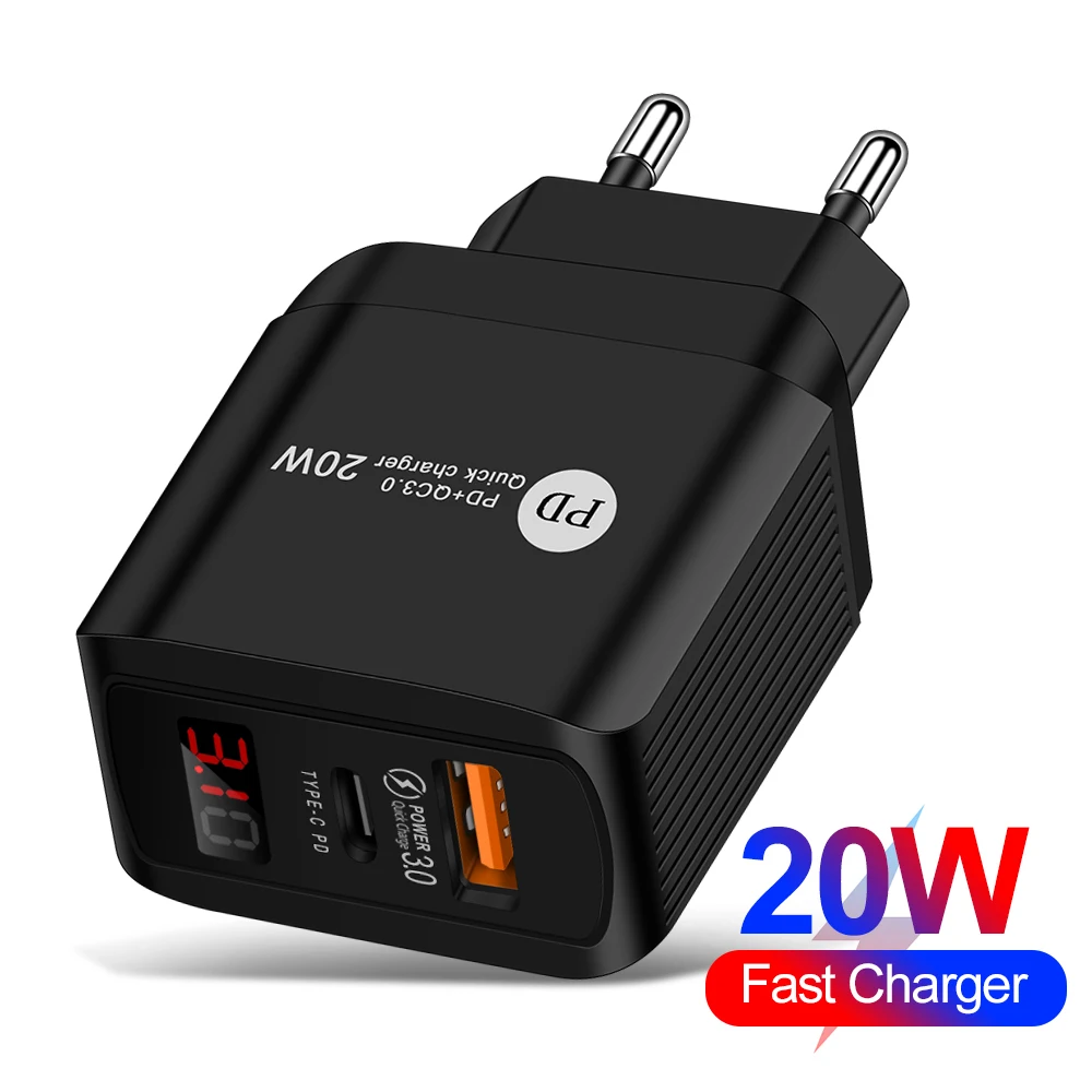 

Fast Charger 20W Original Fast Charging Charger for iphone 12 pro max Xiaomi redmi Huawei Sumsung Wall Phone adapter for iphones