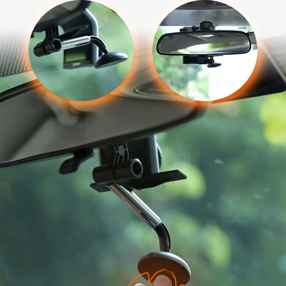 

2021 New Car Rearview Mirror Mount Phone Holder Seat Support Holder Smartphone Adjustable Phone Car Stand G0P0