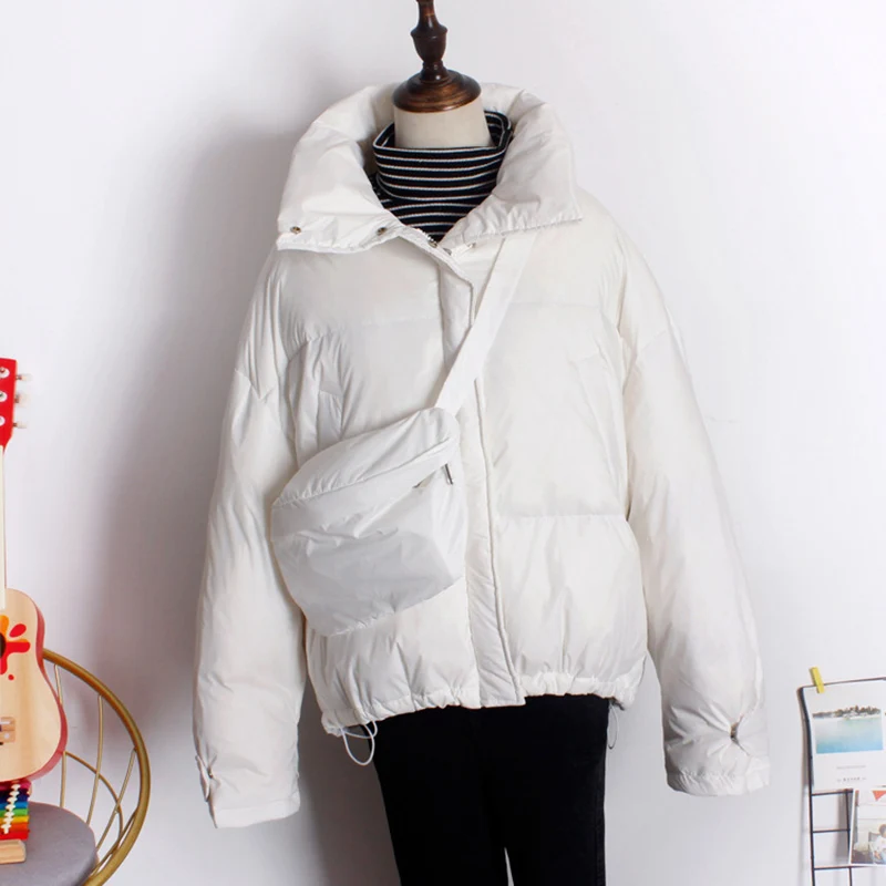 SEDUTMO зимнее плотное пуховое пальто оверсайз женская короткая обтягивающая