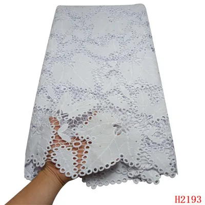 Tissu africain broderie coton нигерийский шнур кружевной ткани высокое качество Гипюр Вышивка Французская ткань кружево для вечернего платья - Цвет: As Picture