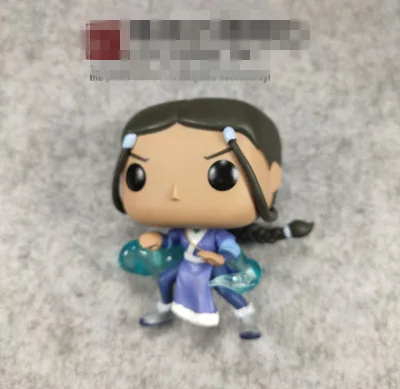 Синий Эксклюзивная оригинальная Funko поп Аватар: Последний Аэрограф Aggretsuko Виниловая фигурка Коллекционная модель свободная игрушка без коробки - Цвет: Синий