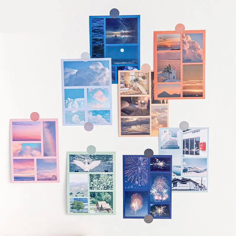 

2 листа/уп наклейки для ногтей Набор наклеек набор «сделай сам», милые наклейки Ins Стиль Скрапбукинг школьные канцелярские товары для рукоде...