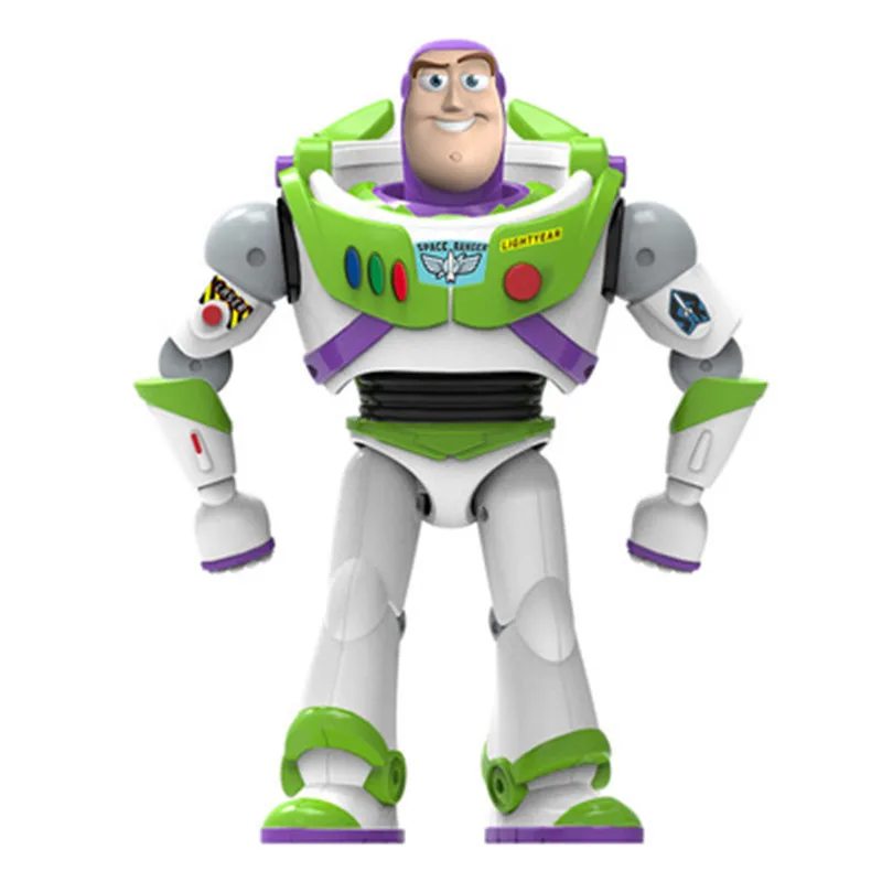 

Disney New Toy Story 4 Action Figure Pvc Model Buzz Lightyear Can Walking Glowing English Songs Children Collection Gifts