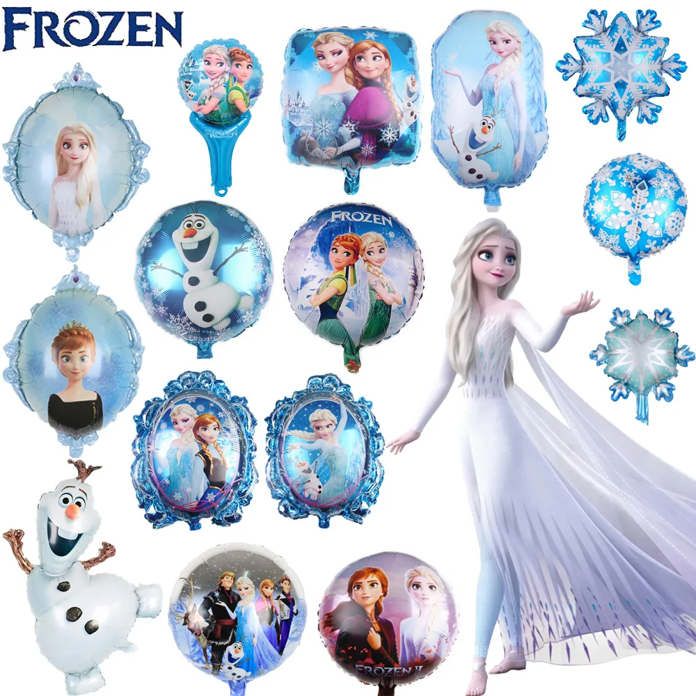 

1pc Frozen Elsa Balloon Double-sided Aluminium Foil Balloons Anna Princess Cartoon Children Baby Show Birthday Party Decoration