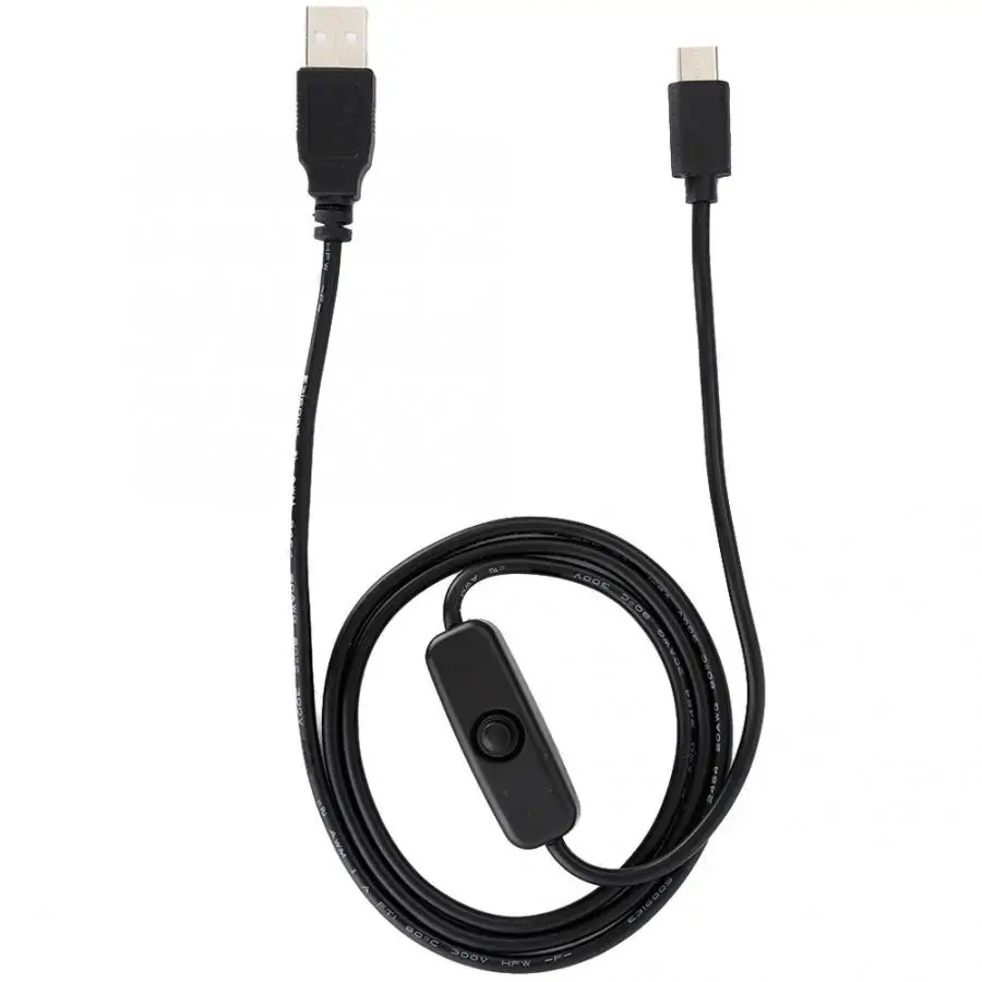 Для Raspberry Pi 4 type C адаптер зарядного устройства Соединительный линейный кабель с