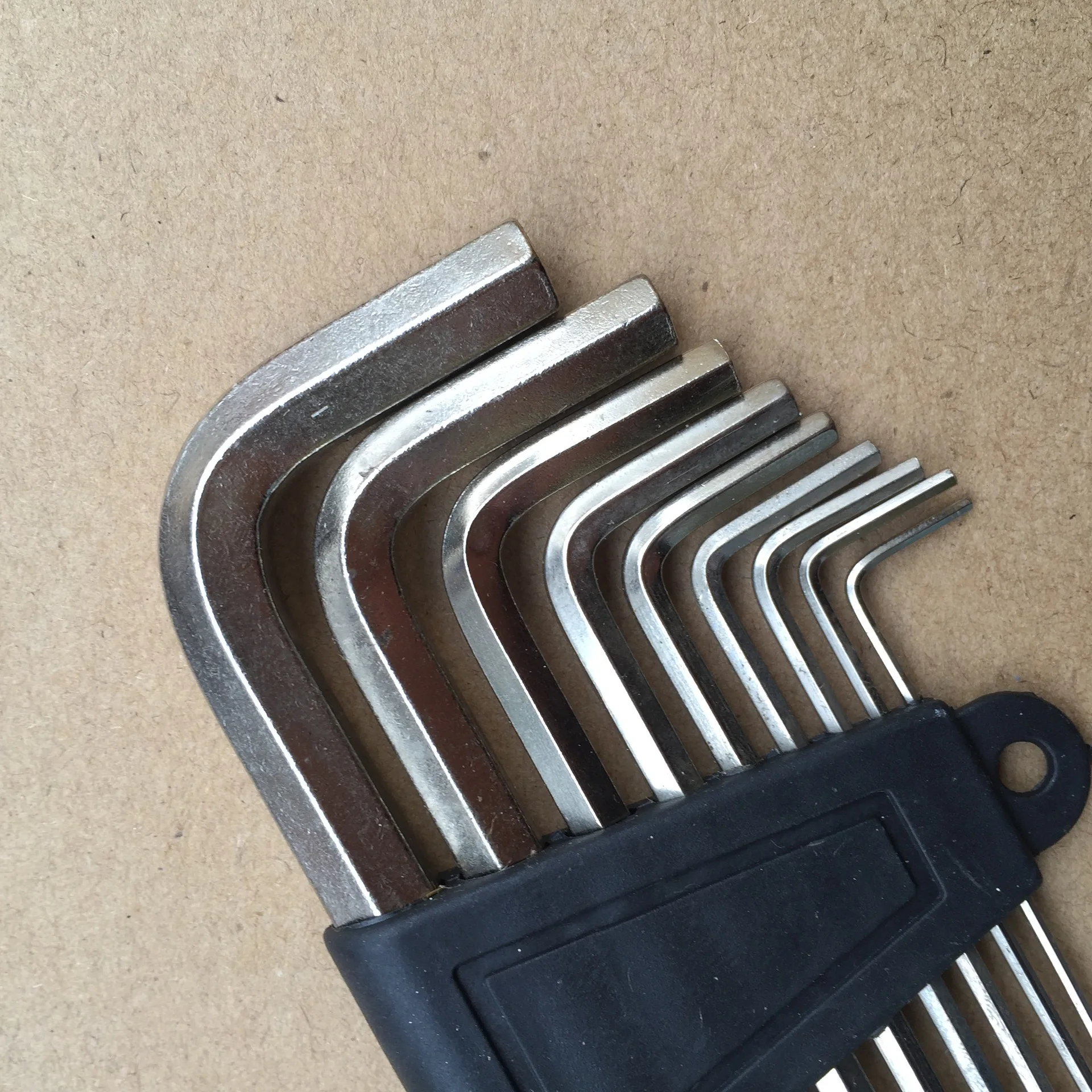 Прямая продажа с завода набор никелированных шестигранных гаечных ключей 9