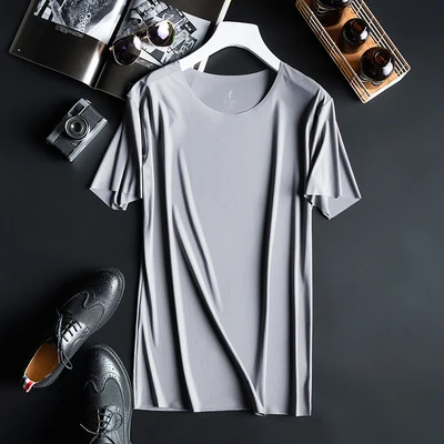

Long-sleeved t-shirt men's tide brand printing trend clothes men's round neck autumn base