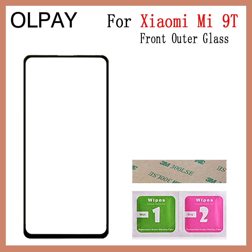 Новинка для Xiao mi 9 mi 9 SE mi 9 Lite mi 9T mi 9T Pro Панель переднее внешнее стекло Сенсорная панель экрана для замены деталей без ЖК-дигитайзера