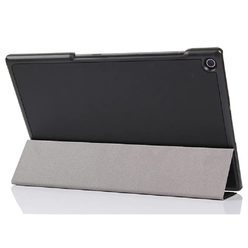 Чехол-подставка тройного сложения из легкой искусственной кожи для Sony Xperia Z4/Z2 Tablet