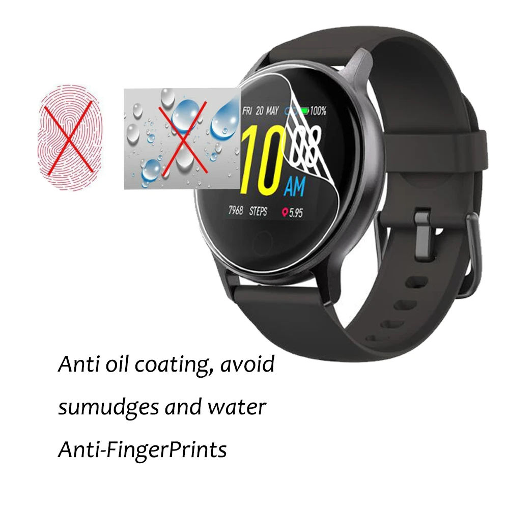 Защитная пленка для смарт часов UMIDIGI Uwatch 2S Гидрогелевая мягкая прозрачная из ТПУ