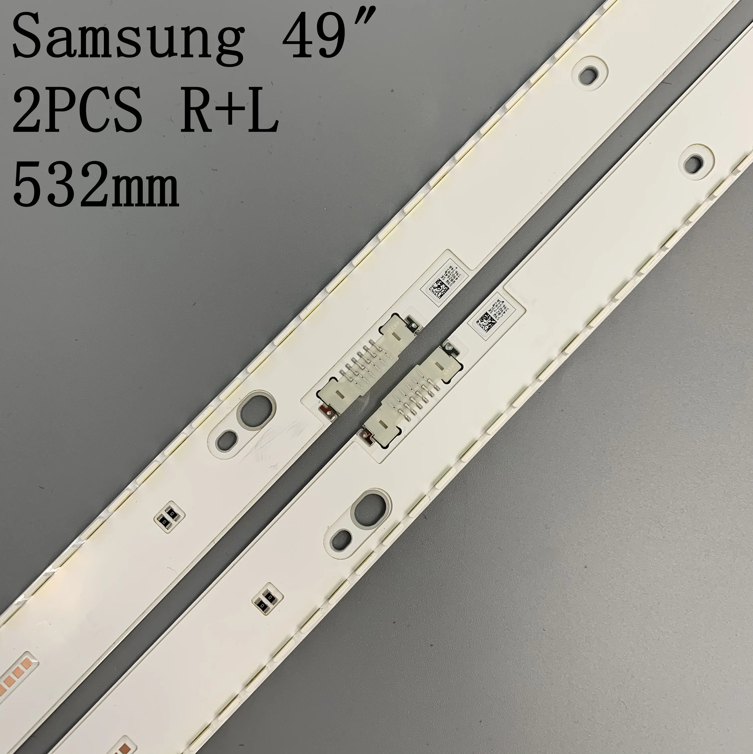 New 2 PCS LED backlight strip for Samsung UE49KU6670U UE49KU6500 UE49MU6500 BN96-39674A 39673A 39671A 39672A BN96-39880A 39882A