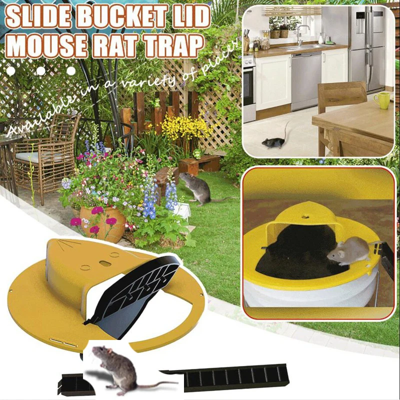 Ловушка для мышей многоразовая умная ловушка крышек ведра крыс гуманная или