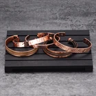 Браслет мужской Магнитный регулируемый из чистой меди, Браслет-манжета для лечения артрита, здоровья