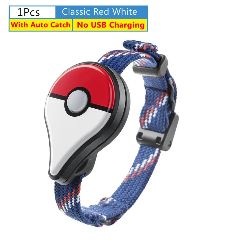 Auto Catch Red White Автоматический захват для Pokemon Go Plus Bluetooth браслет часы для nintendo шары Смарт Браслет для Pokemon GO Plus - Цвет: Auto Catch Red White