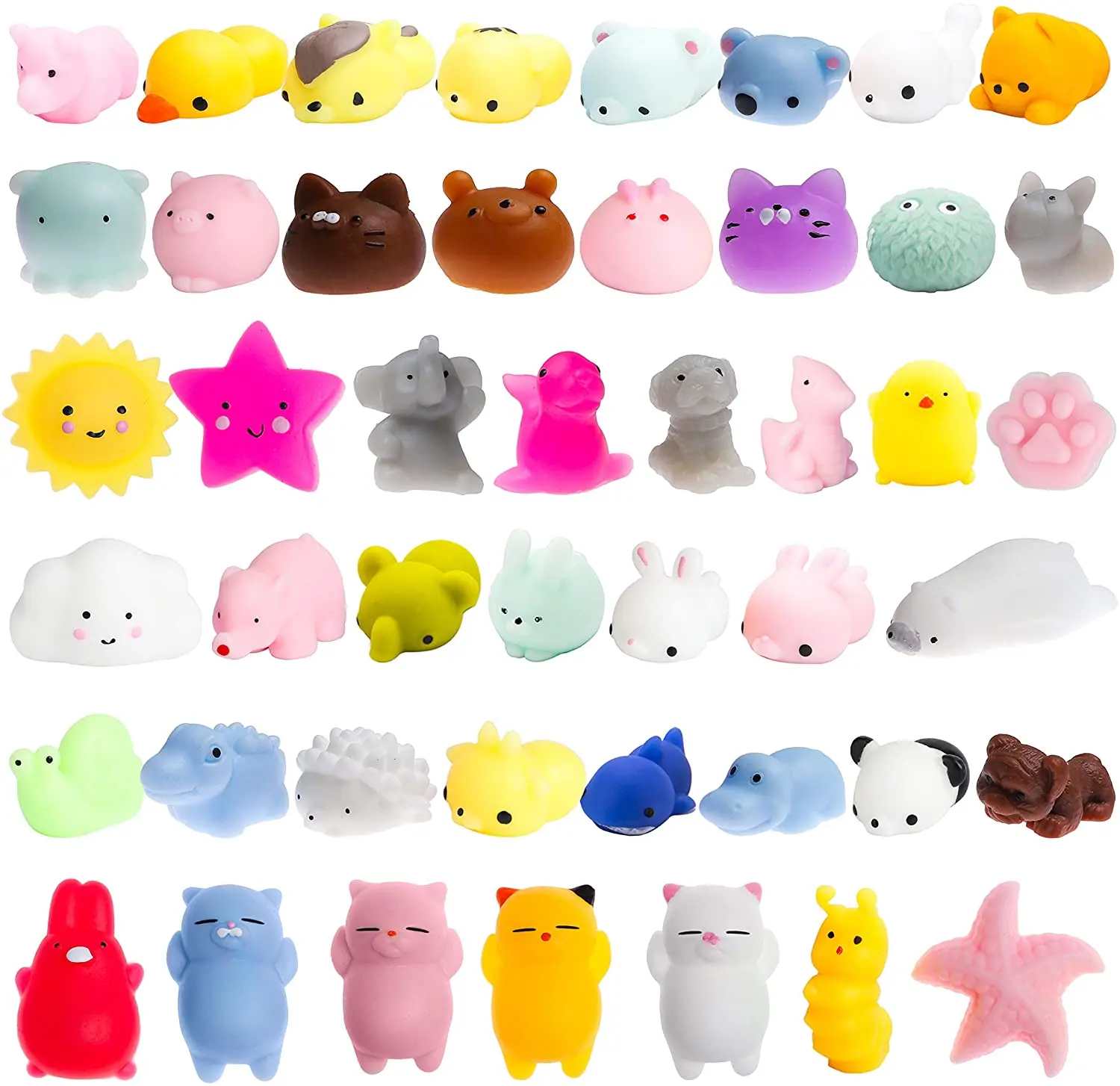 

Mochi Squishy Animal Stress Toys Mini Animal Squishy Stress Relief Animal Toys Mochi Squeeze Toys Mini Seal Bear Cat Squishies