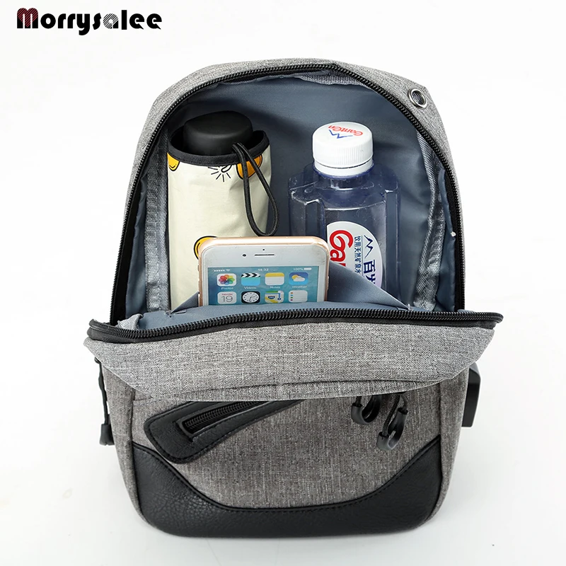 Сумка через плечо мужская на одно косая маленькая нагрудная сумка|Поясные сумки|