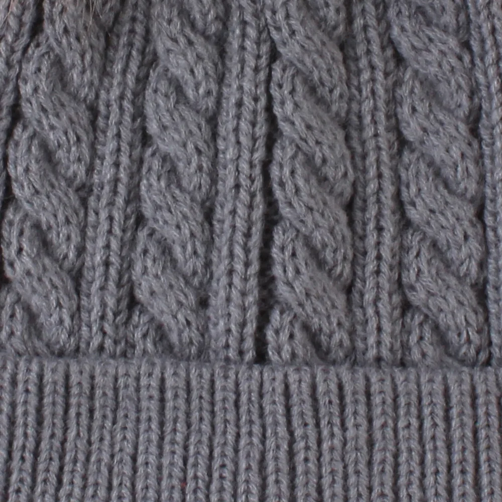 

BalleenShiny 2020 Baby Hat Lovely Furry Balls Caps Warm Solid Knitted Hat 15*18cm suitable for 6-36 months kids Play Outdoor