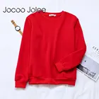 Толстовка Женская флисовая с длинным рукавом и круглым вырезом, осень