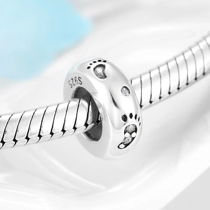 Бусины разделители для браслета из серебра 925 пробы|Ювелирные шармы| |