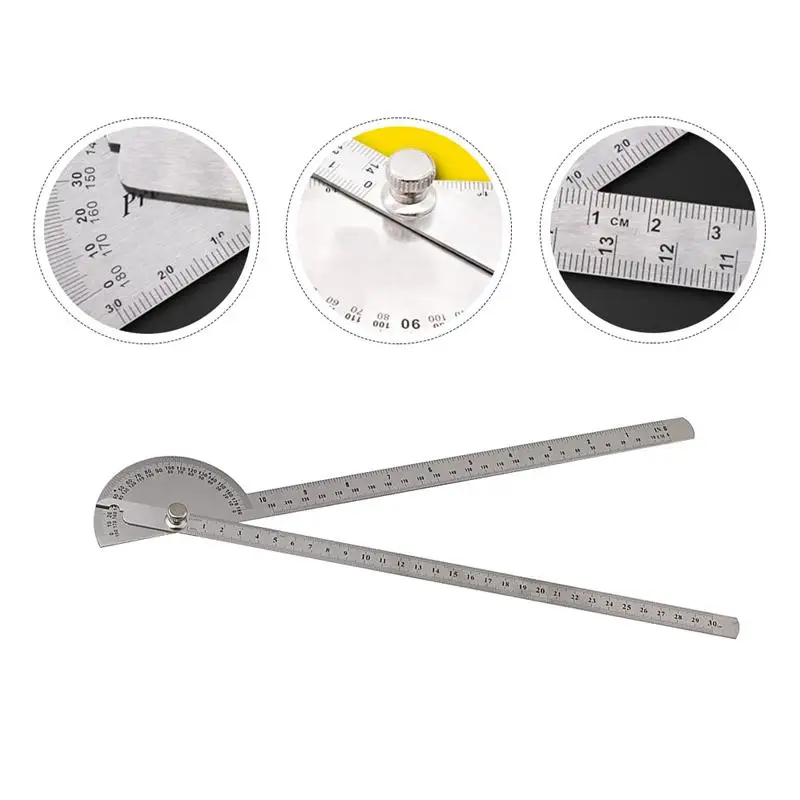 

1Pc Rotation Durable Angle Finder Ruler Angle Protractor for Student Drawing Angle Measurement