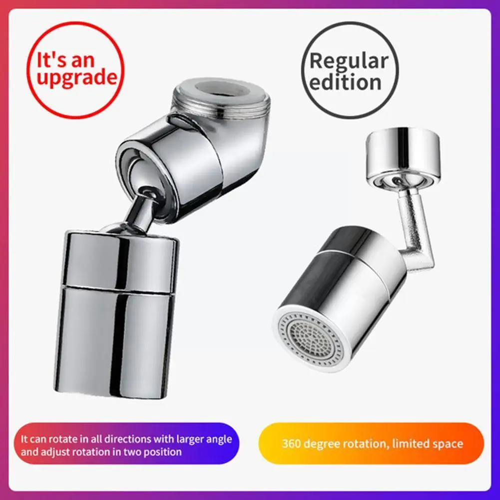 

Tap Aerator 720rotation Universal Splash-proof Swivel Water Water Faucet Saving Bathroom Saving Aerators Foamer Filter R4C4