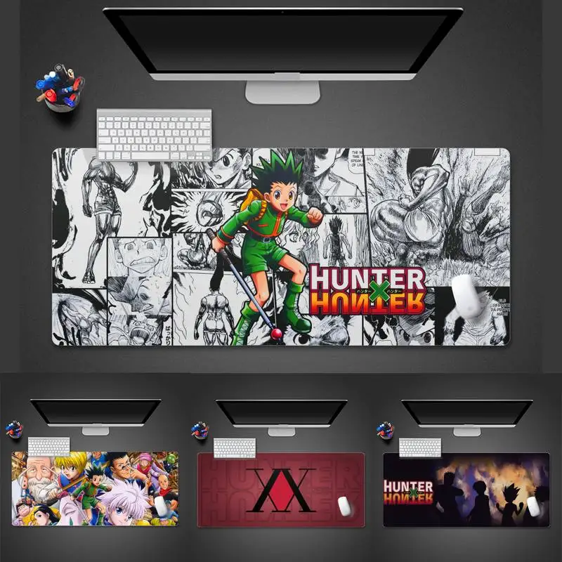 

Hunter x Hunter Anime Computer Gaming Mousepad Desk Table Protect Gamer Office Large Mouse Mat pad X XL Non-slip Laptop Cushion