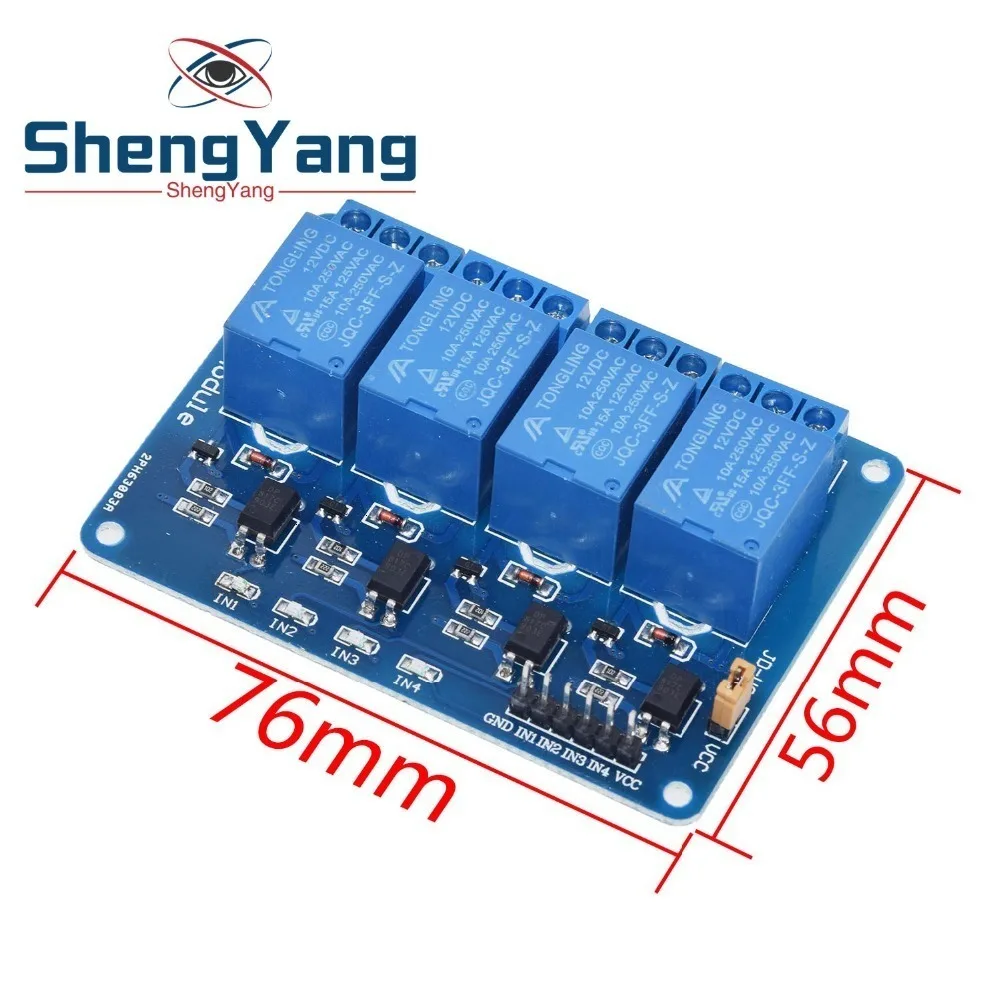 1 шт. ShengYang 5 в 12 В 24 В 1 2 4 8 канальный релейный модуль с оптроном релейный выход 1 2 4 8 способ релейный модуль для arduino diy