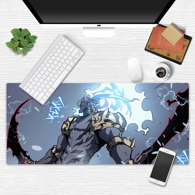 

solo leveling laptop Gaming mouse pad Desk Table Protect Office Work Mouse Mat pad X XL XXL Non-slip Cushion