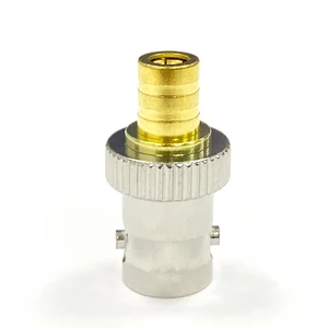 Коаксиальный Переходник BNC FemaleSMB, прямой позолоченный, 1 шт.