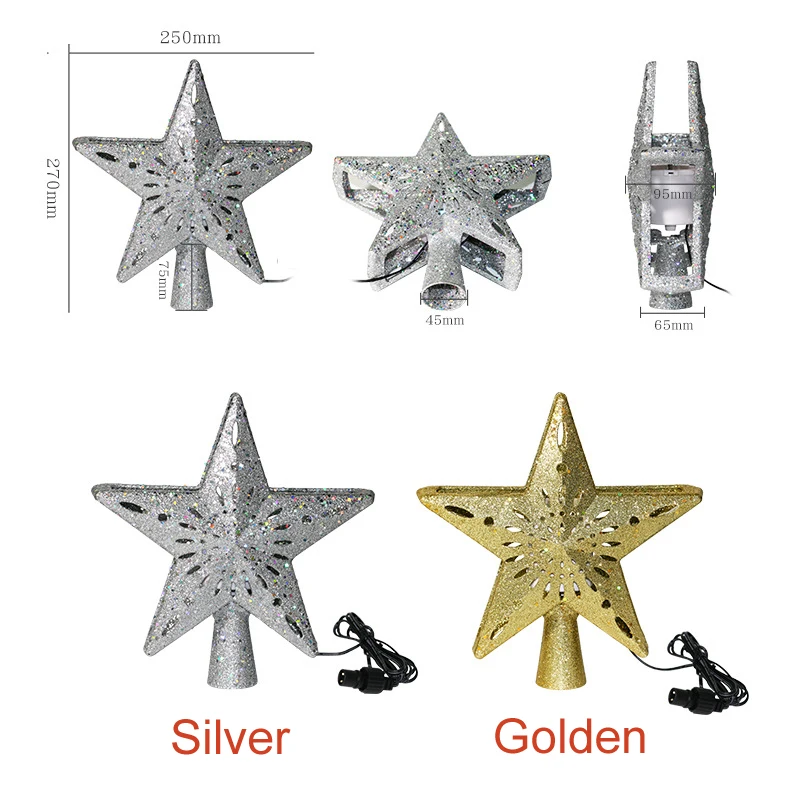 

LED Laser Projector Light Christmas Snowflake Stage Lighting Effect Party Supplies Christmas Tree Ornament Decorations for Home