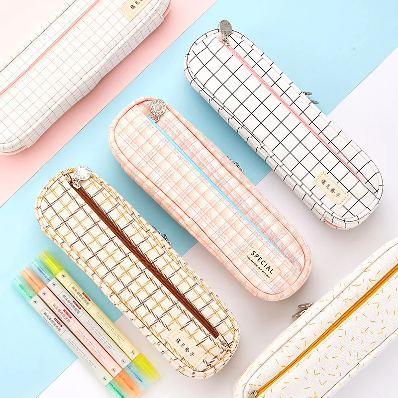 Длинная ручка карандаш Angoo чехол сумка для хранения 245 мм большая емкость милый