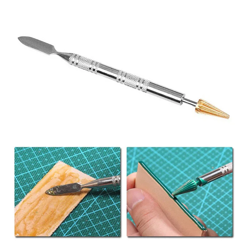 1 * кожаный краевой краситель для рукоделия аппликатор ручки инструмент