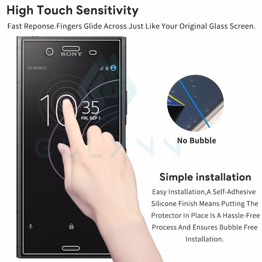 2.5D 9H взрывозащищенное Закаленное стекло для sony Xperia XZ 2 Compact X XA1 Ultra XZ XZS XZ2 XZ L1 Премиум Защитная пленка HD