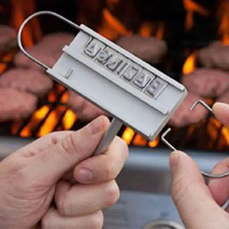 Барбекю барбекю брендинг железная маркировка имени штамп инструмент для мяса