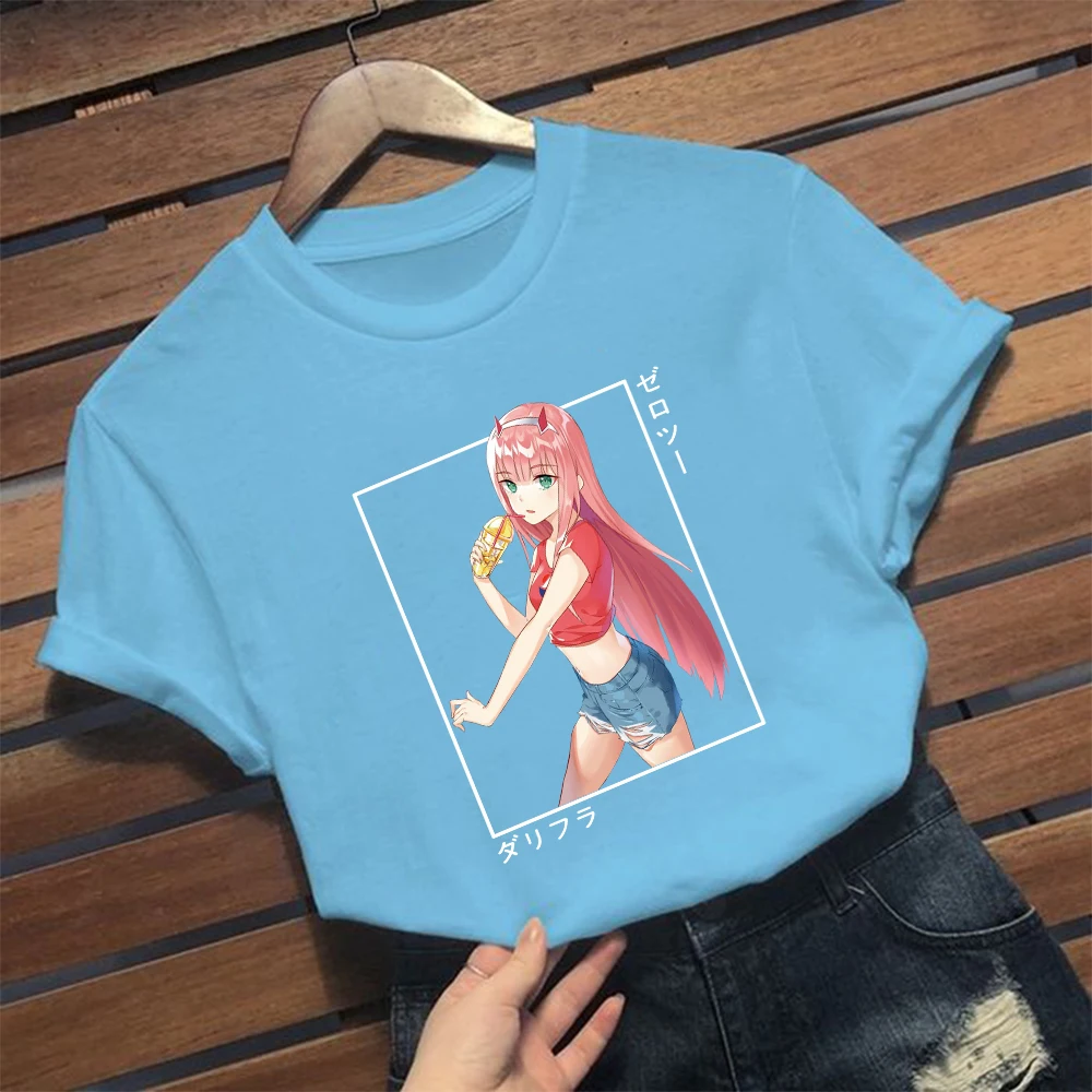 Женская футболка с круглым вырезом в стиле аниме Харадзюку | одежда
