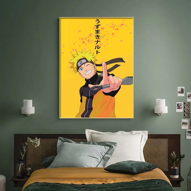 

Anime Naruto Poster Classic Cartoon Character Canvas Painting Mural Living Room Bedroom Home Wall Decoration