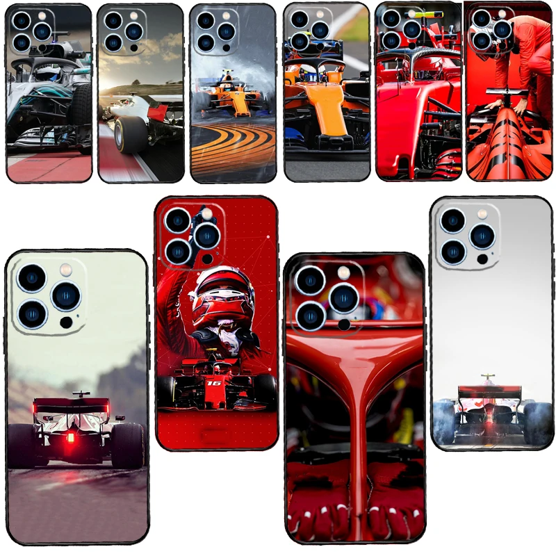 Cool Formula 1 Racing Car Phone Case For iPhone 14 13 12 Mini 11 Pro Max SE 2020 6 7 8 Plus X XS Max XR Cover Shell