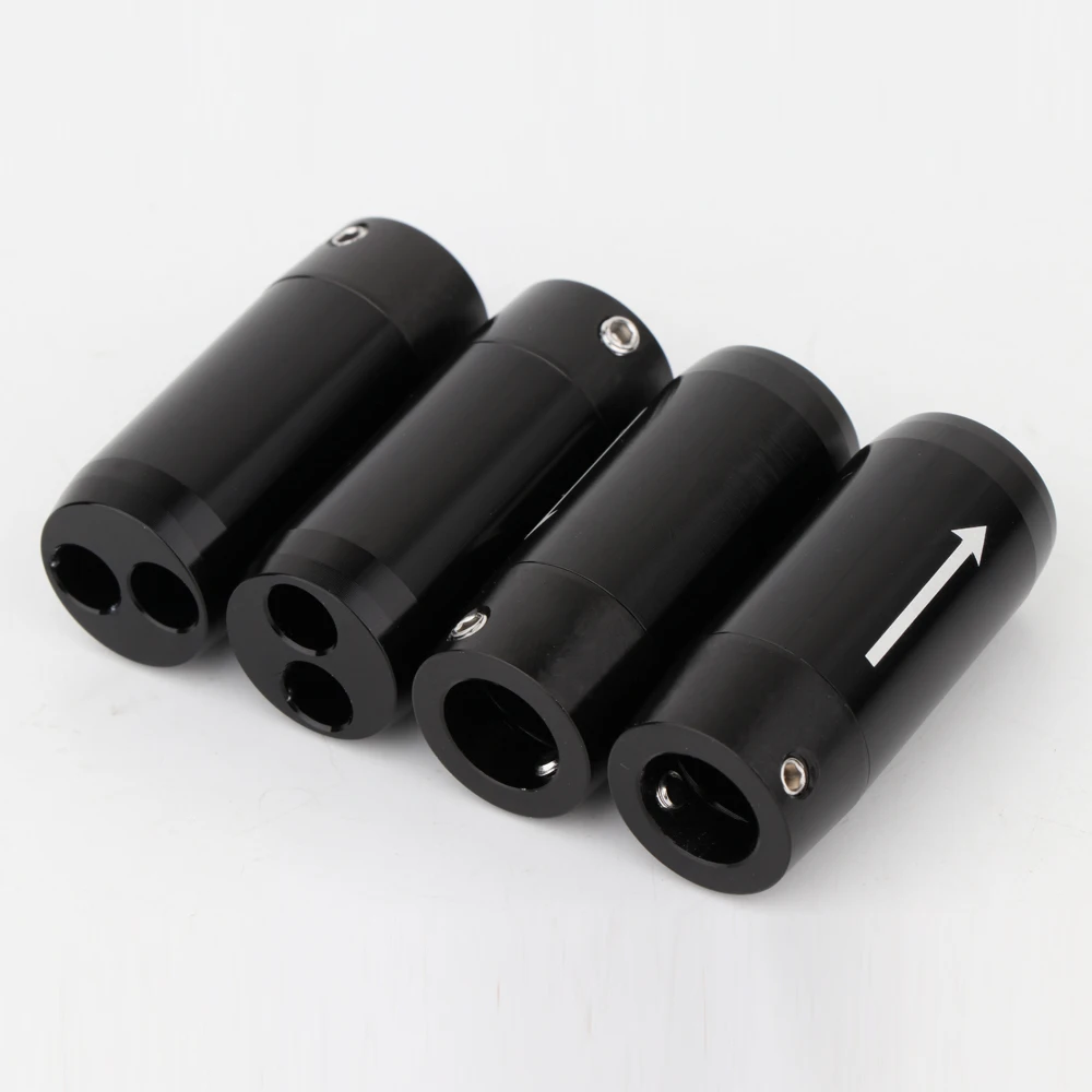 4pcs High Quality Pants Boot Y Splitter 1 to 2 Speaker RCA Cable Hifi Audio DIY Wire Connector Black Speaker cable Wire Pants