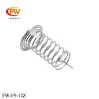finewe 100pcslot 0 4mm nickel plating wire pcb contact springs factory custom f9 12 6mm