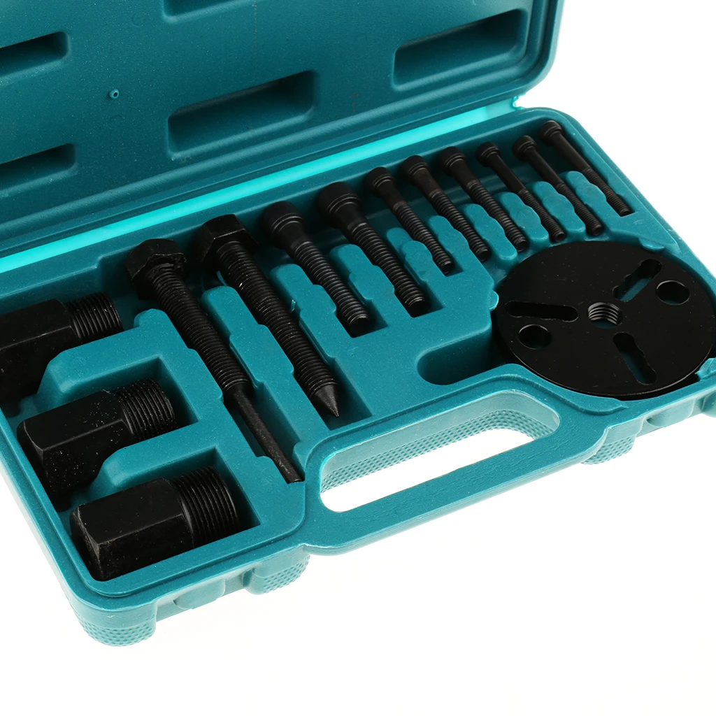 14pcs Car Air Conditioning Compressor Clutch Tool Kits AC Puller Remover Installer |