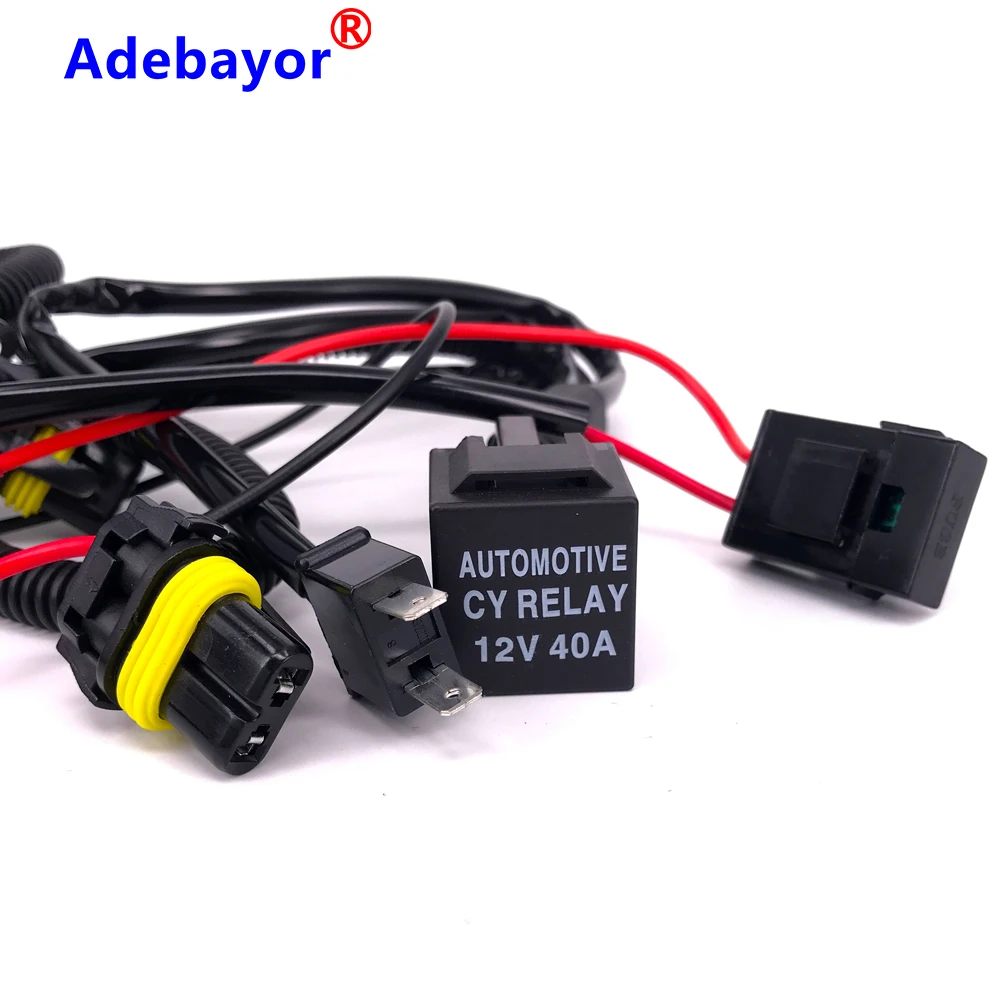 1X Большая акция H7 реле жгута проводов адаптер для проводки удлинитель HID