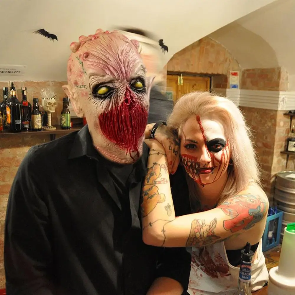 Костюм на Хэллоуин Вечерние Маски Ужасов Зомби Череп Страшный клоун призрак