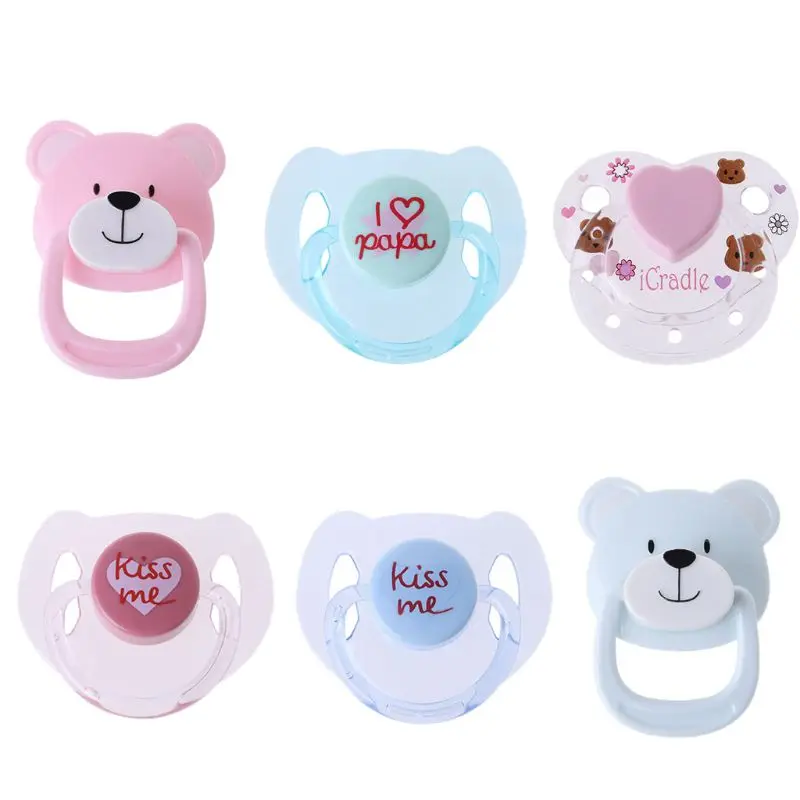 

New 6 styles Magnetic Pacifier Accessories For Reborn Babies Doll Supplies