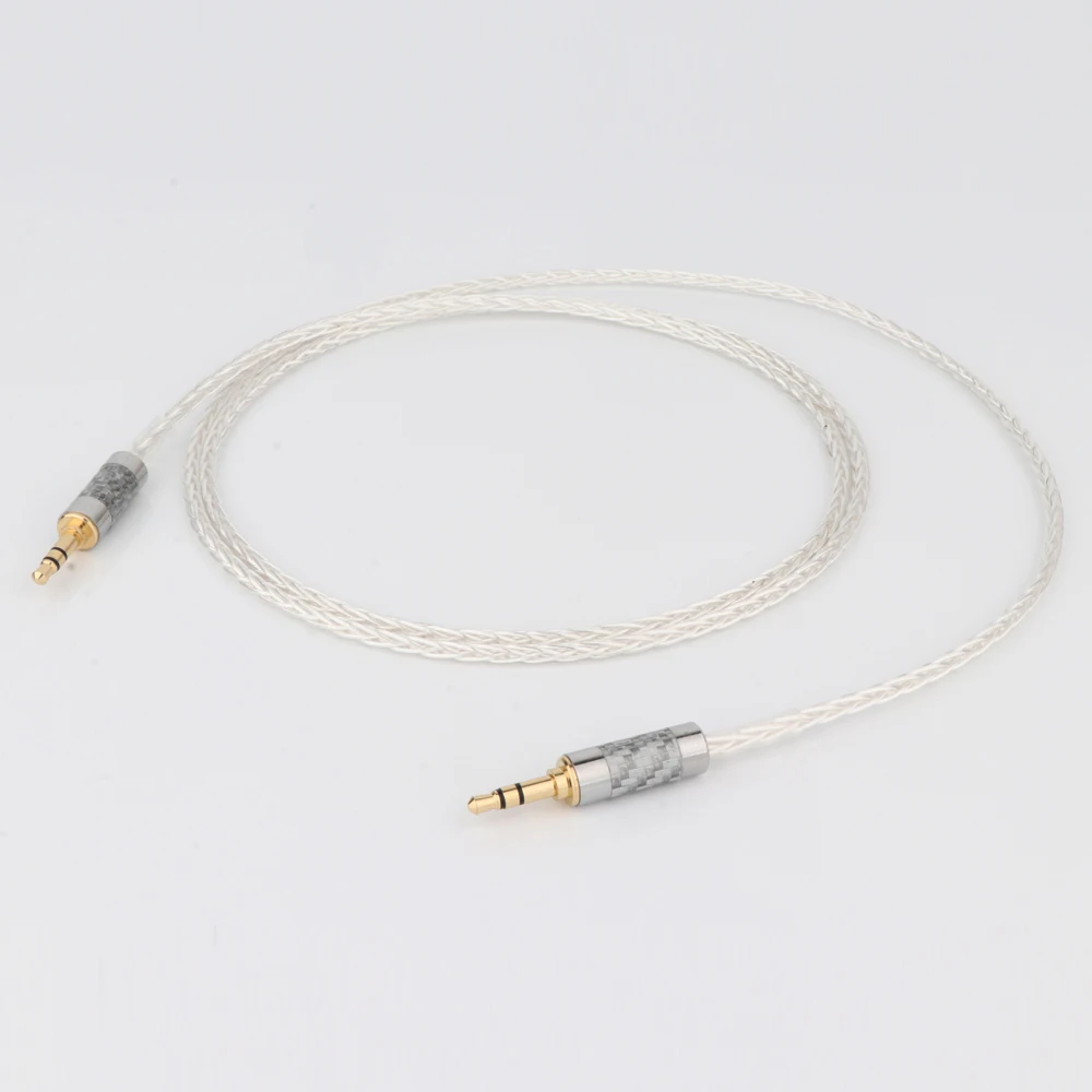 

HIFI AUX кабель 8 ядер OCC 3,5 мм штекер-штекер 3,5 для наушников усилитель аудио кабель