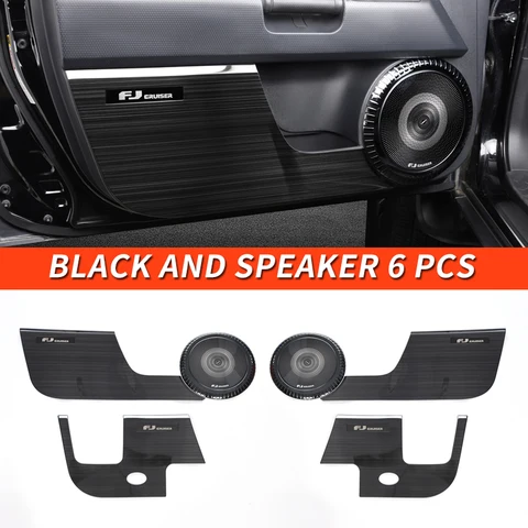 06-21 год, Toyota принадлежности для FJ Cruiser, модификация интерьера, дверная защитная пластина, защита для украшения из нержавеющей стали