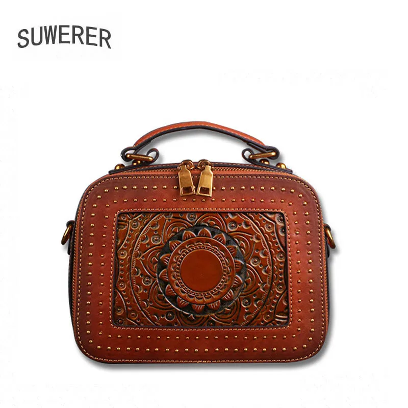 

SUWERER designer bags famous brand women bags 2020 new luxury handbags women Genuine Leather bag fashion tote bag