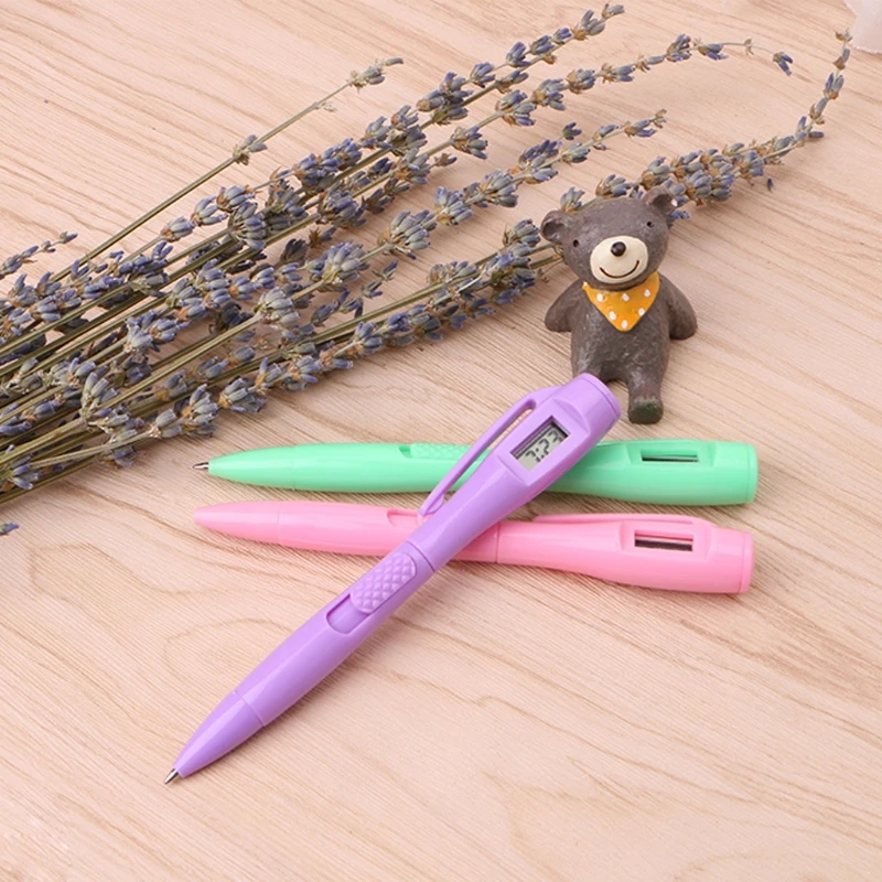 1 шт. шариковая ручка с цифровые часы электронные экзамен ручки 1XCE|Шариковые