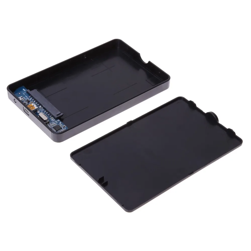 2,5 дюймов USB 3,0 SATA адаптар для жестких дисков 5 Гбит/с внешний жесткий диск USB жесткий диск sata дисков Корпус для внешнего жесткого диска ssd-бокс w/с откидной крышкой