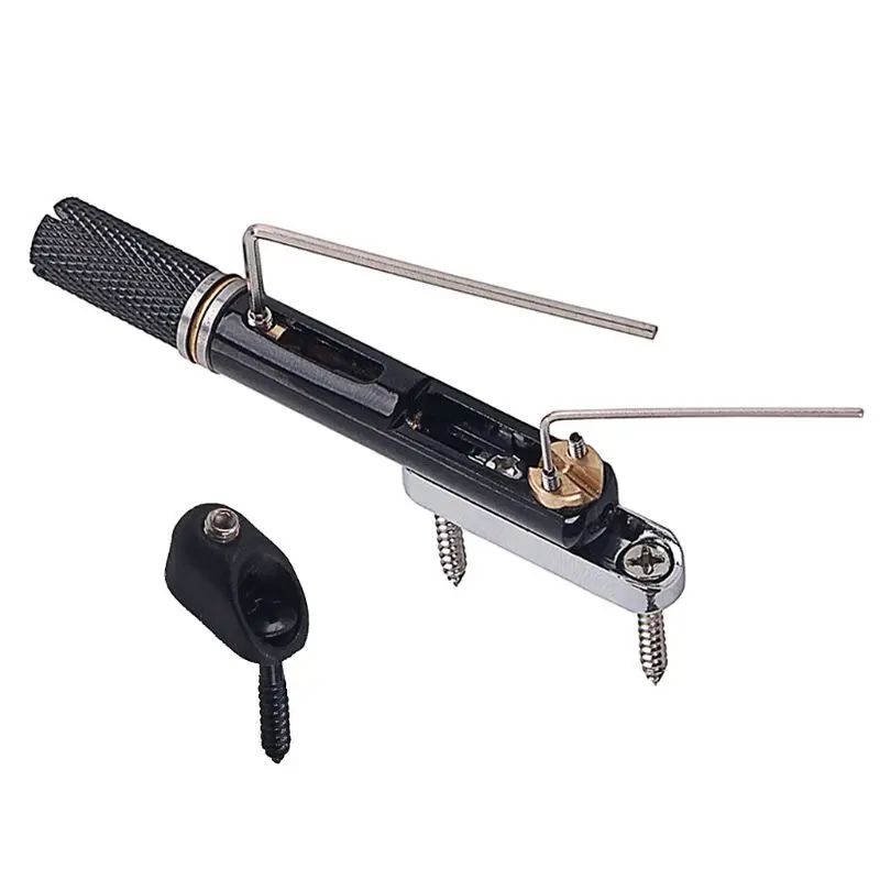 11XF 5 струн никель черный одиночный Безголовый бас мост музыкальные